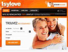 Tablet Screenshot of isylove.com